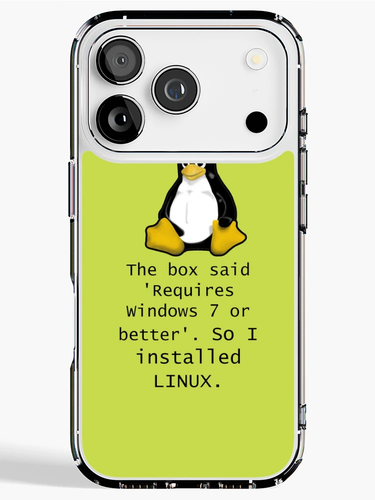 Thumbnail 1 of 5, iPhone Case, Linux designed and sold by MarkSeb.