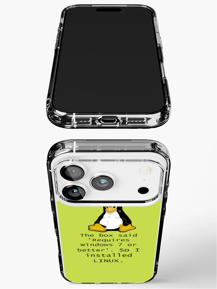 Thumbnail 3 of 5, iPhone Case, Linux designed and sold by MarkSeb.