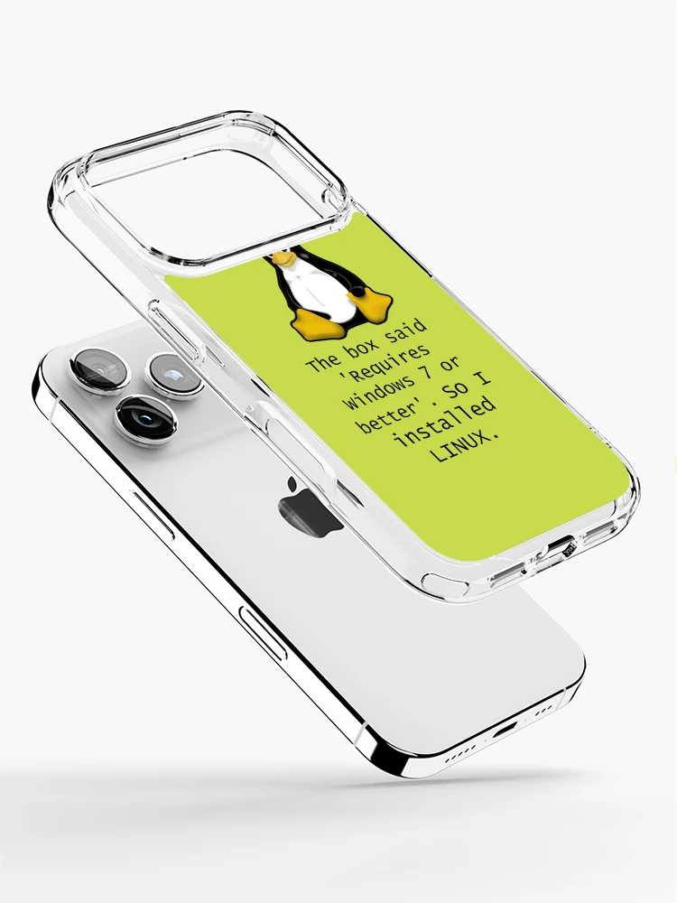 Thumbnail 2 of 5, iPhone Case, Linux designed and sold by MarkSeb.