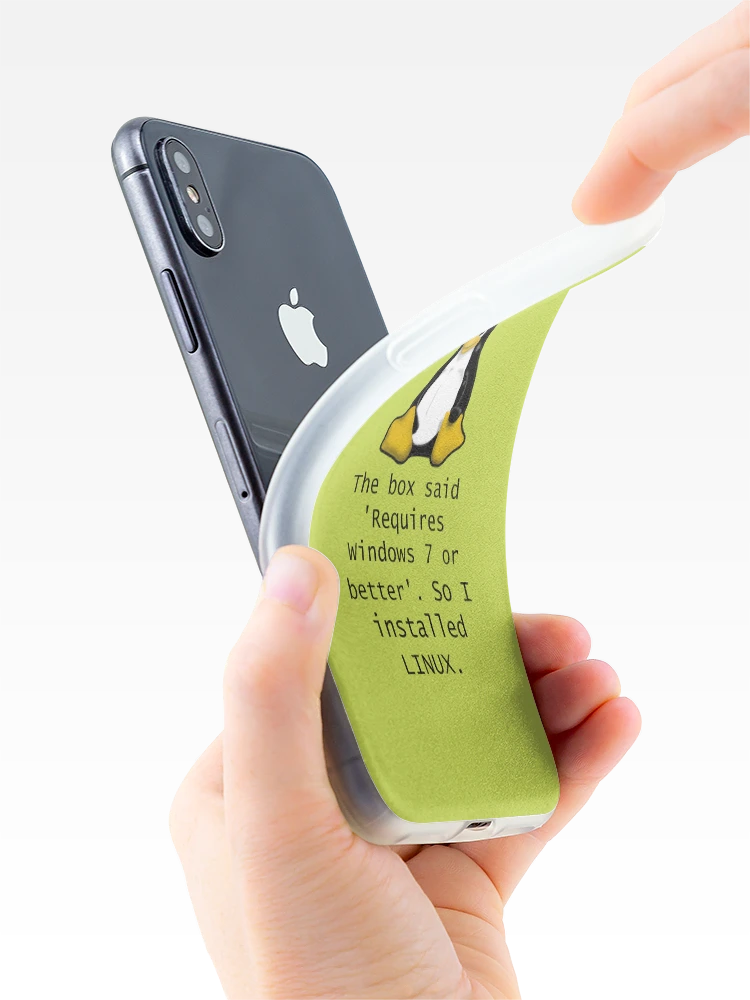 Thumbnail 4 of 5, iPhone Case, Linux designed and sold by MarkSeb.