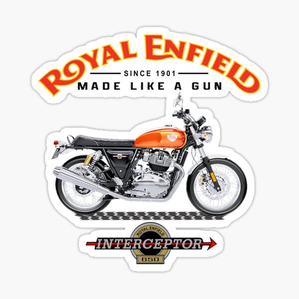 Motocyclette Royal Enfield Interceptor Sticker