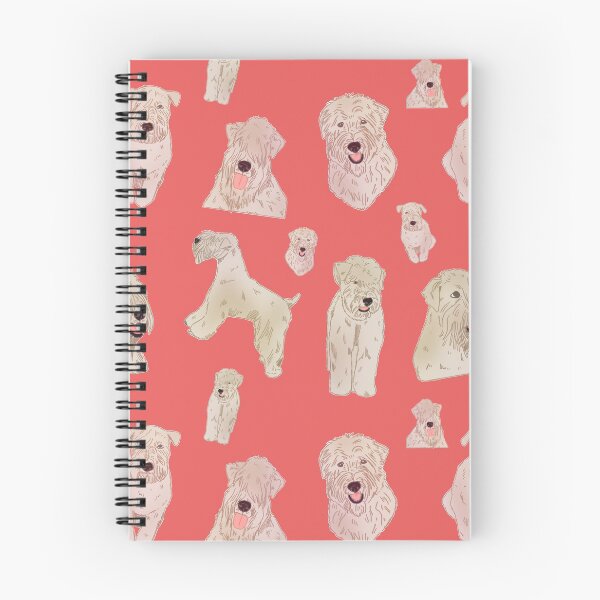 Item preview, Soft Coated Wheaten Terrier Sketchy Modern Pattern designed and sold by BayRosePets.