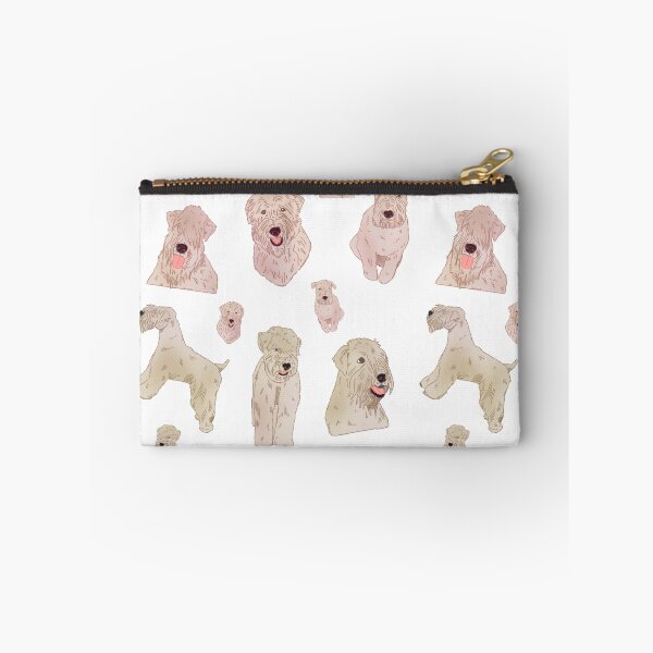 Item preview, Soft Coated Wheaten Terrier Sketchy Modern Pattern designed and sold by BayRosePets.