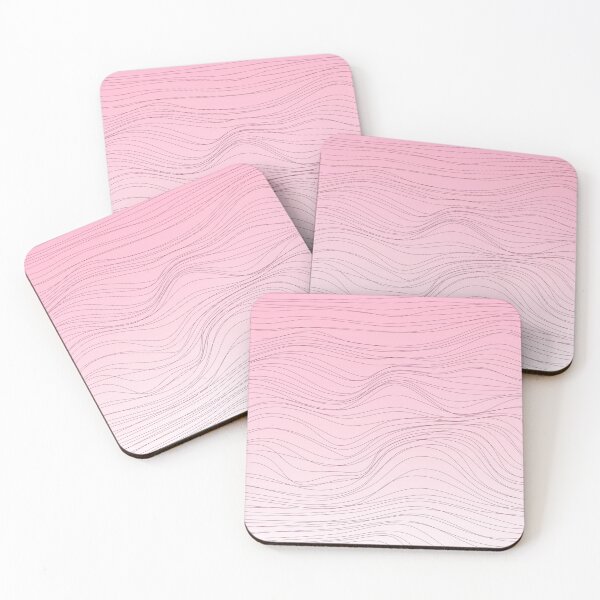 Item preview, Abstract linear pattern with pink and blush ombre  designed and sold by dana-mie.