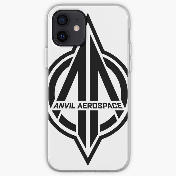 Copy of Anvil Aerospace Star Citizen Logo Black iPhone Soft Case