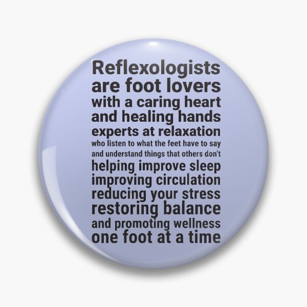 Item preview, Reflexologists are foot lovers (black text) designed and sold by Onpointholistic.
