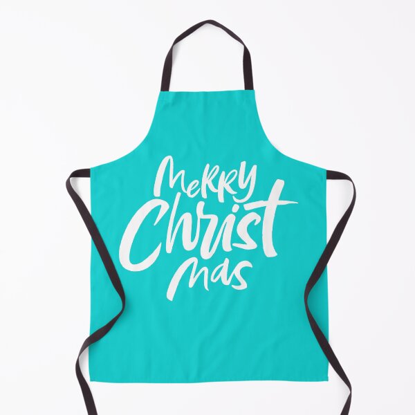 Item preview, Merry CHRIST Mas - Teal - Religious Christian Christmas Lettering Blue Aqua designed and sold by 26-Characters.