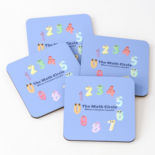 Item preview, School Math Circle Cute Cartoon Numbers designed and sold by twicetrader.