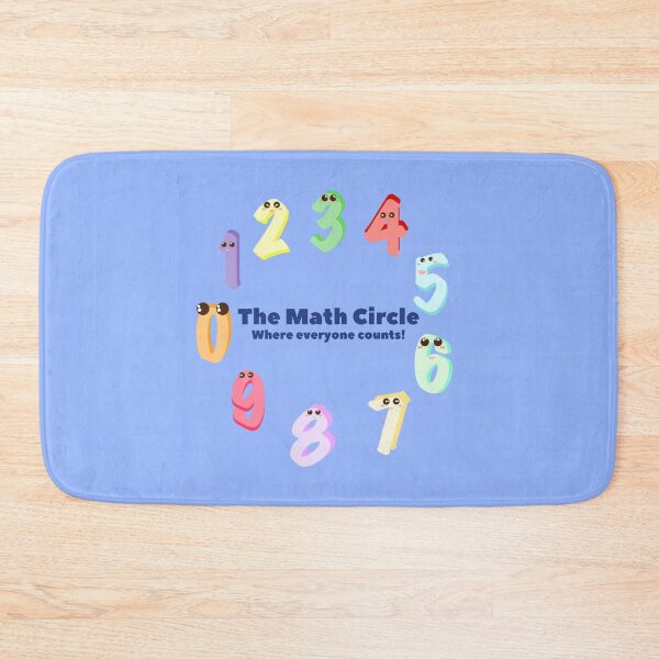 Item preview, School Math Circle Cute Cartoon Numbers designed and sold by twicetrader.