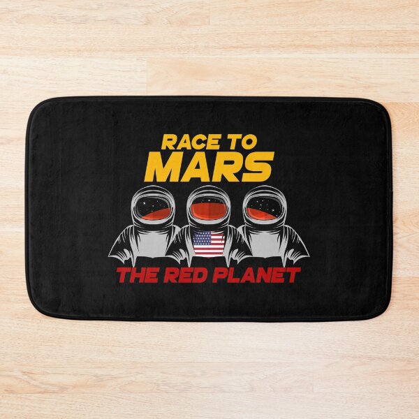 Item preview, Space Race Astronauts USA US American Mars Red Planet Spaceship Gift designed and sold by TheAplus.