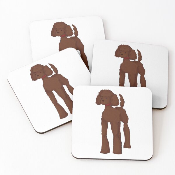 Item preview, Coral poodle with long legs designed and sold by savanamms6.