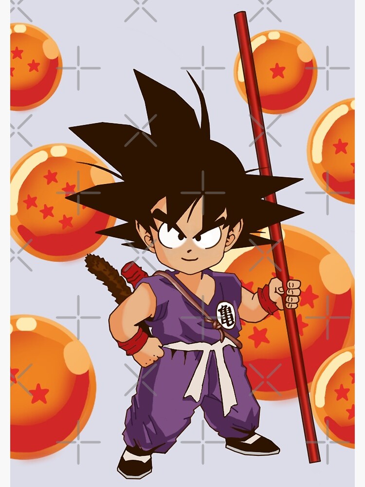 Dragon Ball, Dragon Ball Z, Son Goku, Kid Goku, anime, orange