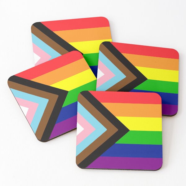 Item preview, Progress Gay Pride Flag| Gay Pride Shirt| LGBT Rainbow Tee | New Pride Flag designed and sold by YikesForever.