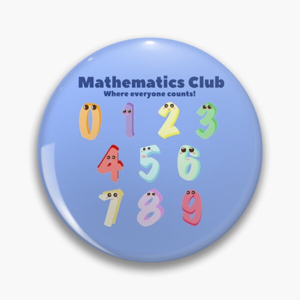 Item preview, School Mathematics Club Cute Cartoon Numbers designed and sold by twicetrader.