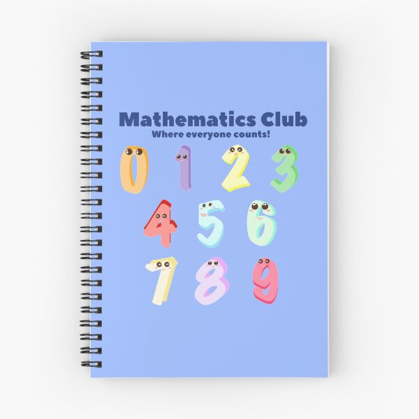 Item preview, School Mathematics Club Cute Cartoon Numbers designed and sold by twicetrader.