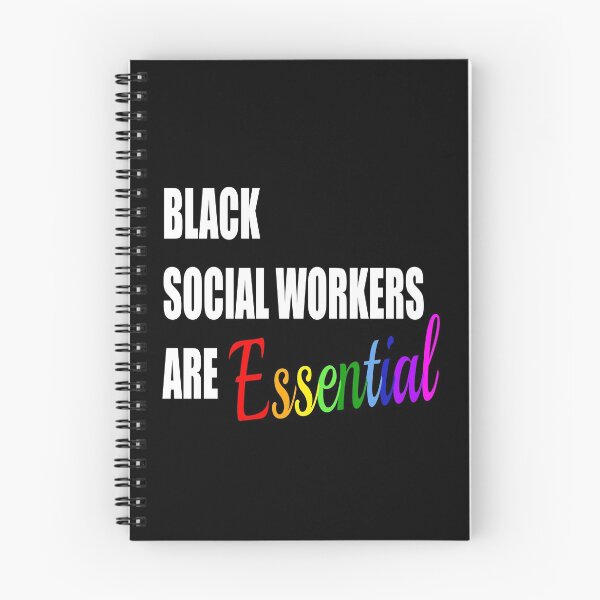 Item preview, Black Social Workers Are Essential Gift designed and sold by jpjournals.