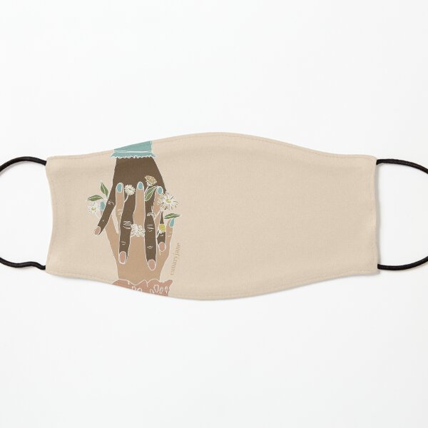 Come Together and Grow - cream Kids Mask