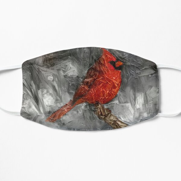 Cardinal Oil Painting Mask