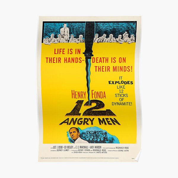 Twelve Angry Men Film Poster Poster