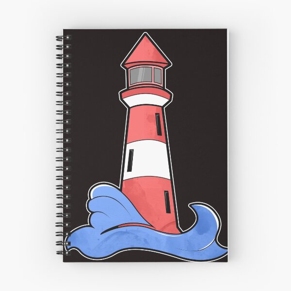 Item preview, Lighthouse sea waves ocean designed and sold by Imutobi.