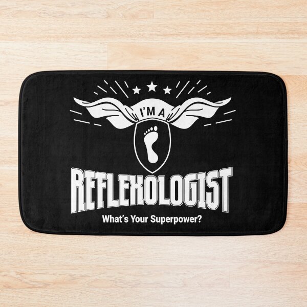 Item preview, I'm a reflexologist. What's Your Superpower? (white text) designed and sold by Onpointholistic.
