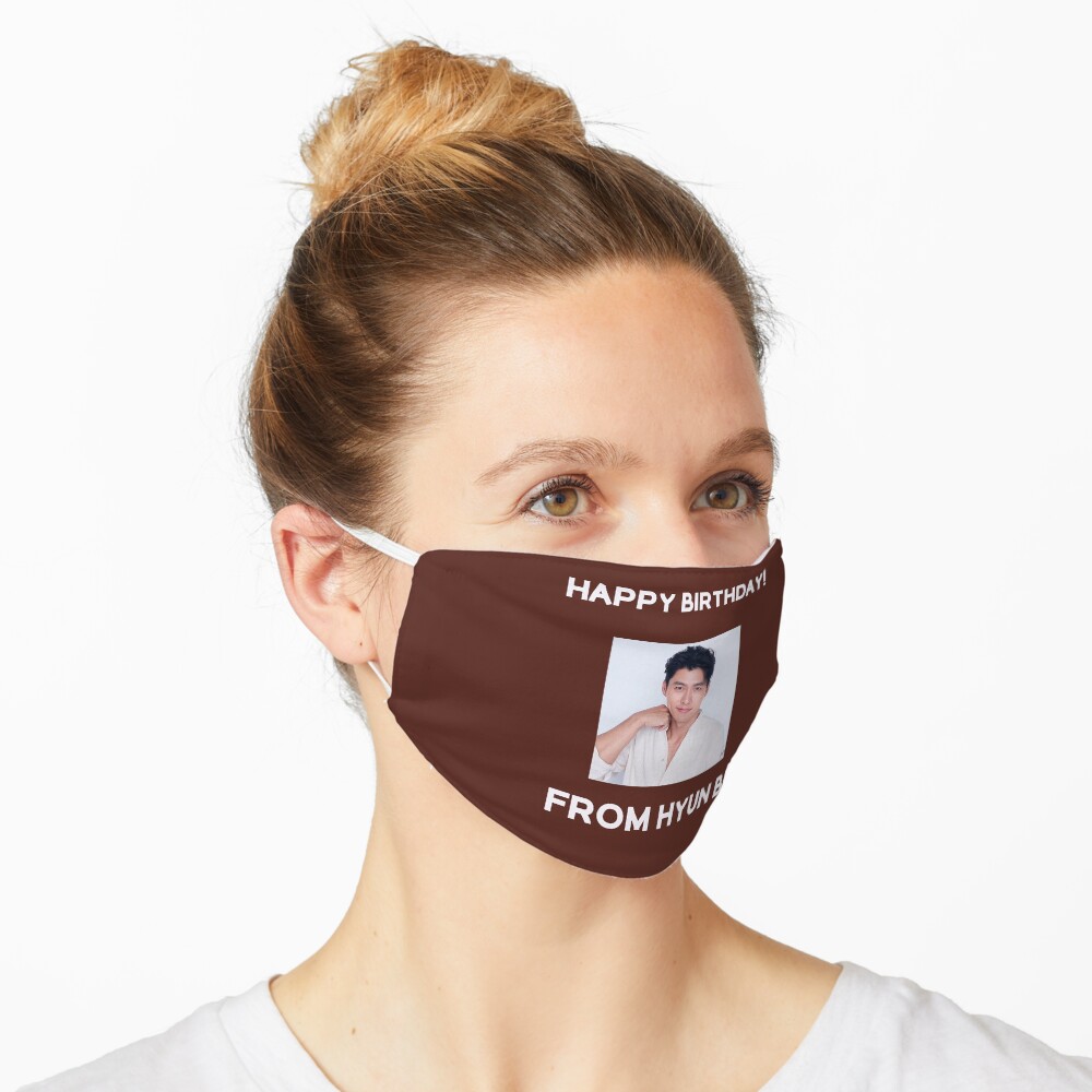 Happy Birthday From Hyun Bin Mask