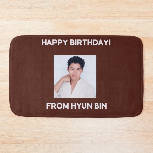 Item preview, Happy Birthday From Hyun Bin  designed and sold by kpopkdramamerch.