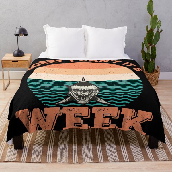 Item preview, Sorry I Can't It's Shark Week designed and sold by Mariano Topno.