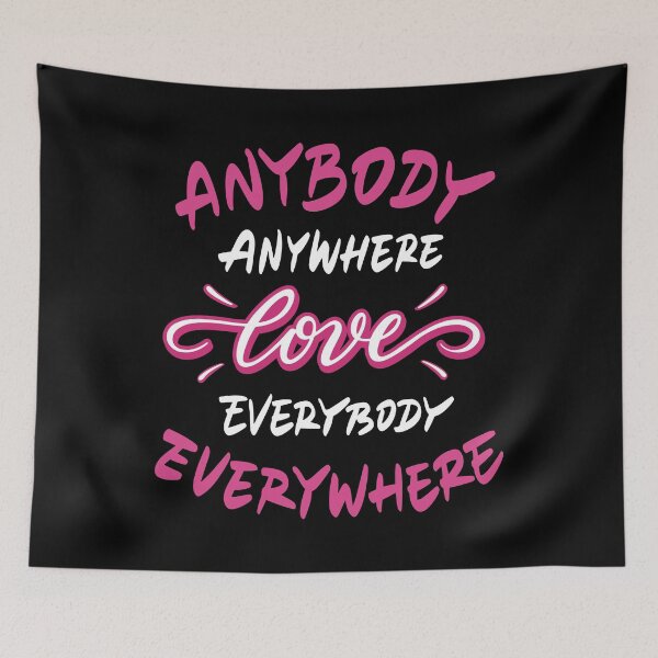 Item preview, Anybody anywhere love everybody everywhere designed and sold by Zagach Letters.
