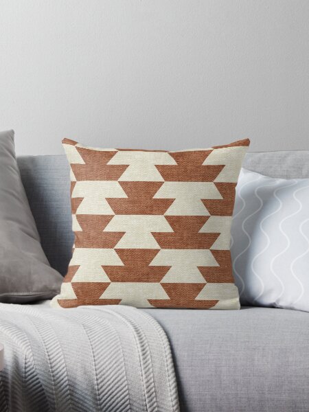 Item preview, geometric aztec - burnt orange designed and sold by littlearrow.
