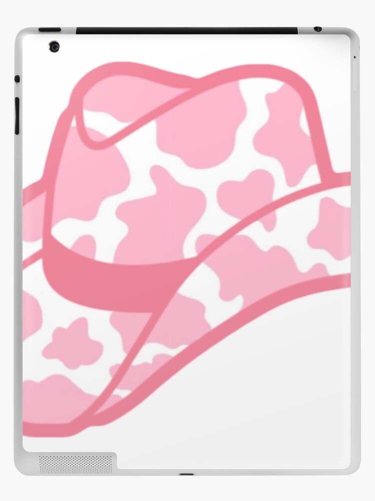 iPad-Hülle & Skin for Sale mit rosa Cowgirl-Hut mit Kuhdruck von Julia  Santos