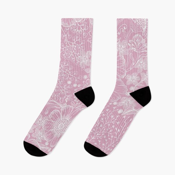 Item preview, Beautiful Botanical - White / Pink designed and sold by diannelli.