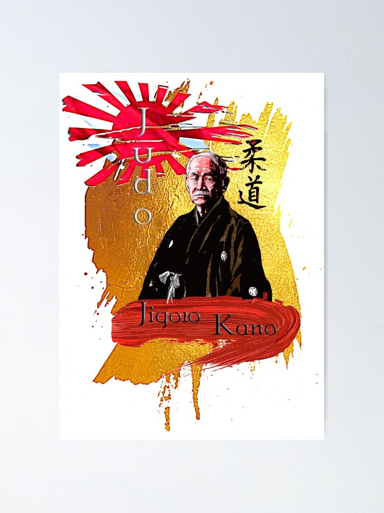Poster Sur Toile Jigoro Kano – Décoration Murale 50 X 75 Cm, Style Sans Cadre