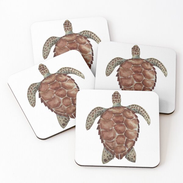 Item preview, Hawksbill Turtle Watercolour designed and sold by KalilArt.