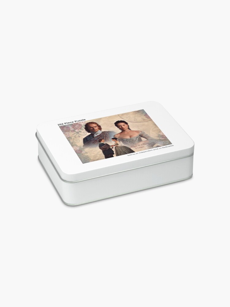 Alternate view of Jamie and Claire Fraser/Outlander Wedding Jigsaw Puzzle