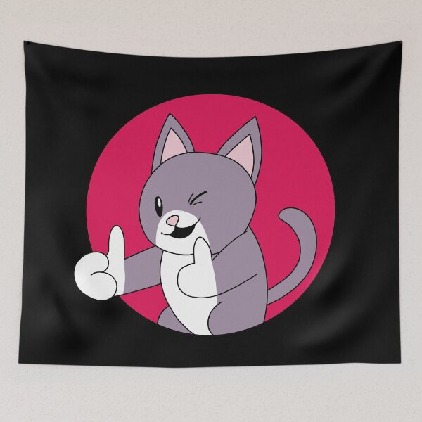 Item preview, Cat Two Thumbs up designed and sold by palaco210.