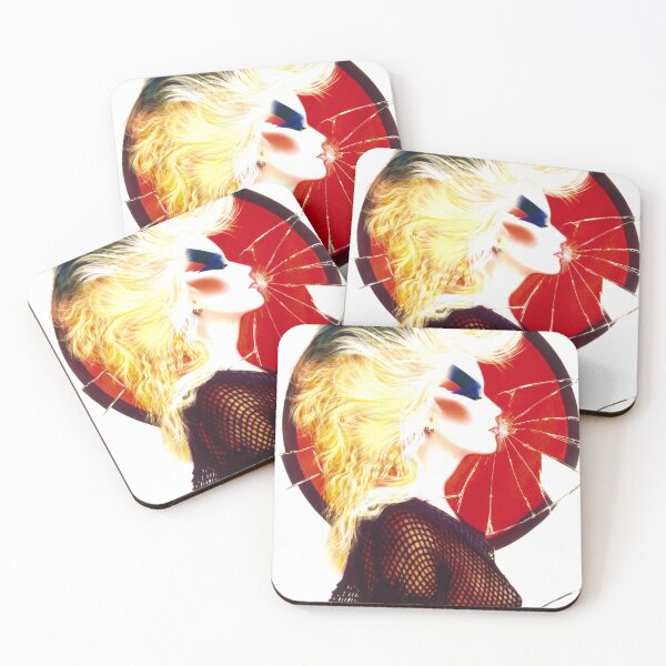 Item preview, Retro 80s Broken Glass Hair Woman Classic Airbrush designed and sold by Retro80sArt.