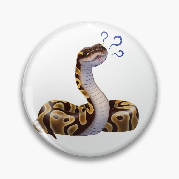Item preview, Confused Python designed and sold by Burning Bee Illustration.