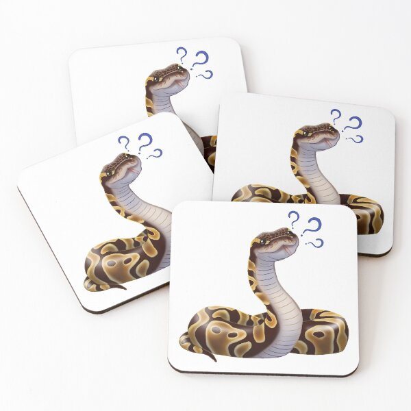 Item preview, Confused Python designed and sold by Burning Bee Illustration.