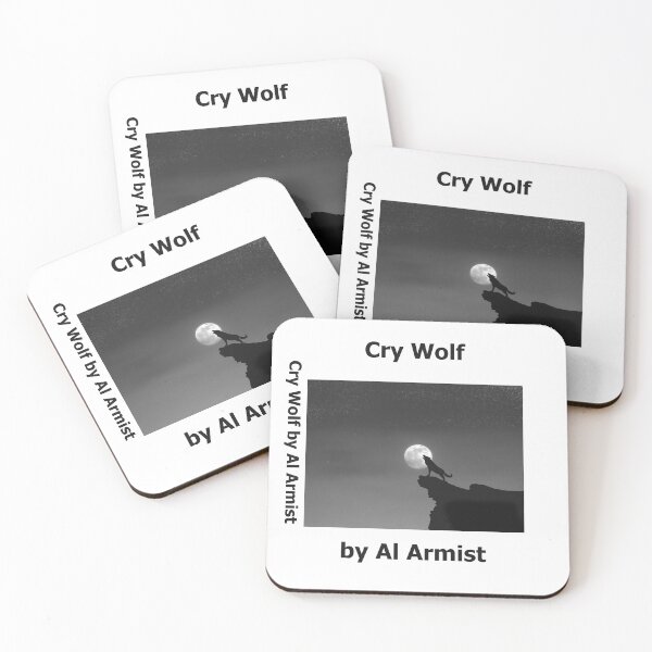 Item preview, cry wolf book title pun designed and sold by 6059.