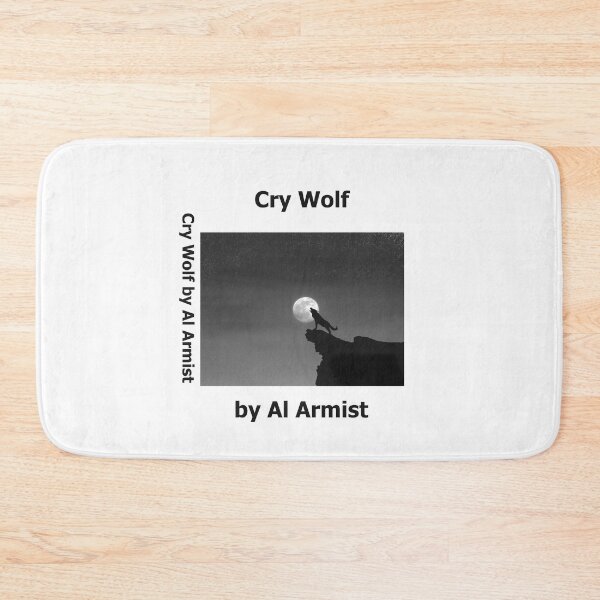 Item preview, cry wolf book title pun designed and sold by 6059.