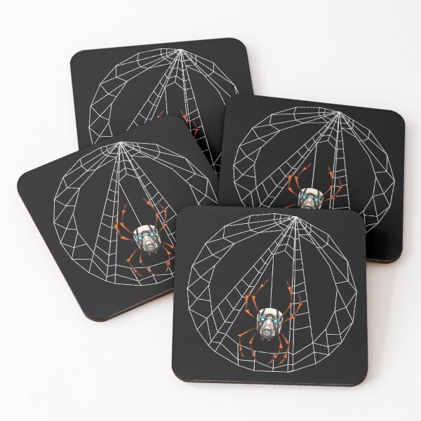 Borderlands Psycho Spider Vault Symbol Coasters (Set of 4)