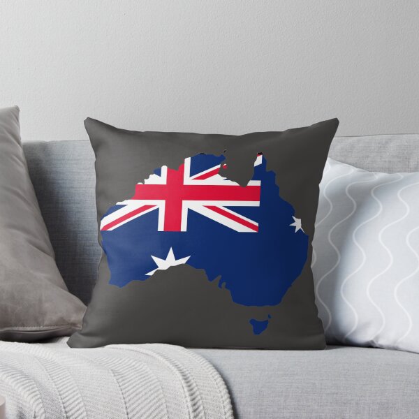Item preview, Australian Flag Map designed and sold by REApparelCo.
