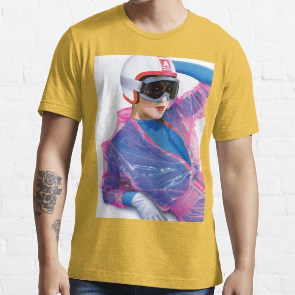 Retro 80s Ski Sport Fashion Woman Airbrush Essential T-Shirt for Sale by  Retro80sArt