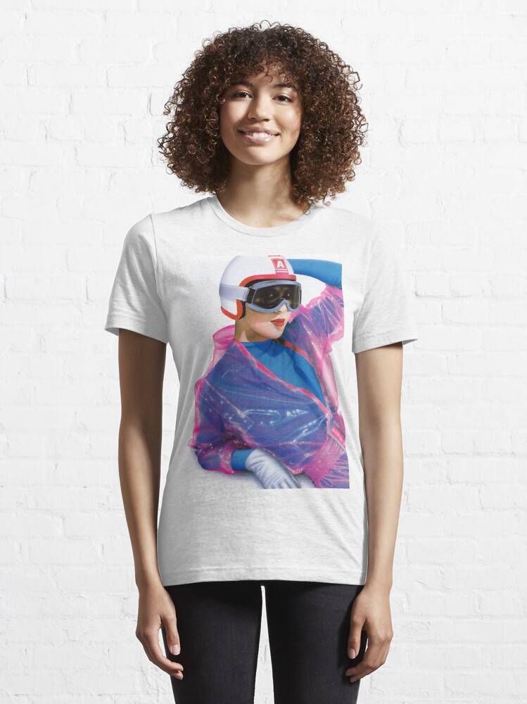 Retro 80s Ski Sport Fashion Woman Airbrush Essential T-Shirt for