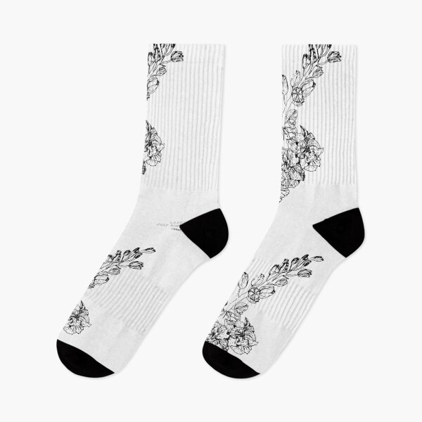 Item preview, Larkspur July Birth Flower in White designed and sold by canary-jane.