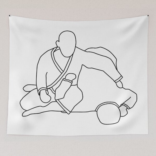 Item preview, BJJ illustration - BJJ Omoplata designed and sold by AJ-DesignCo.