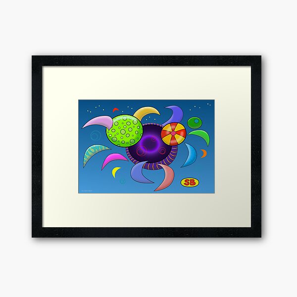 A Hole in the Universe Framed Art Print