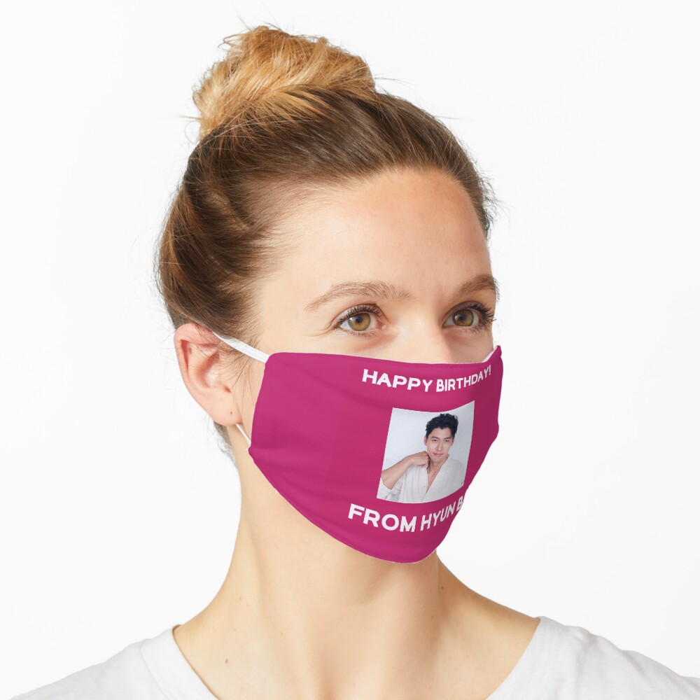 Happy Birthday From Hyun Bin Mask