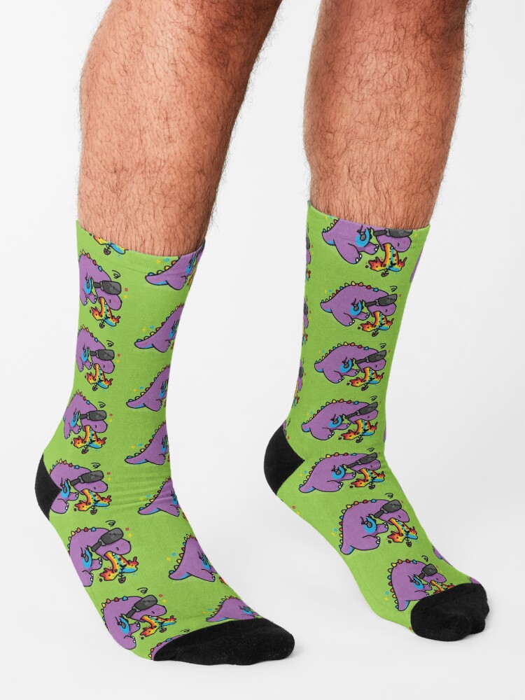 "Moni's Puking VR TRex" Socks for Sale by MakingPeace Redbubble
